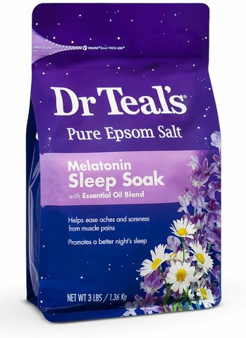 Epsom Salt Melatonin Sleep Soak with Essential Oil Blend
